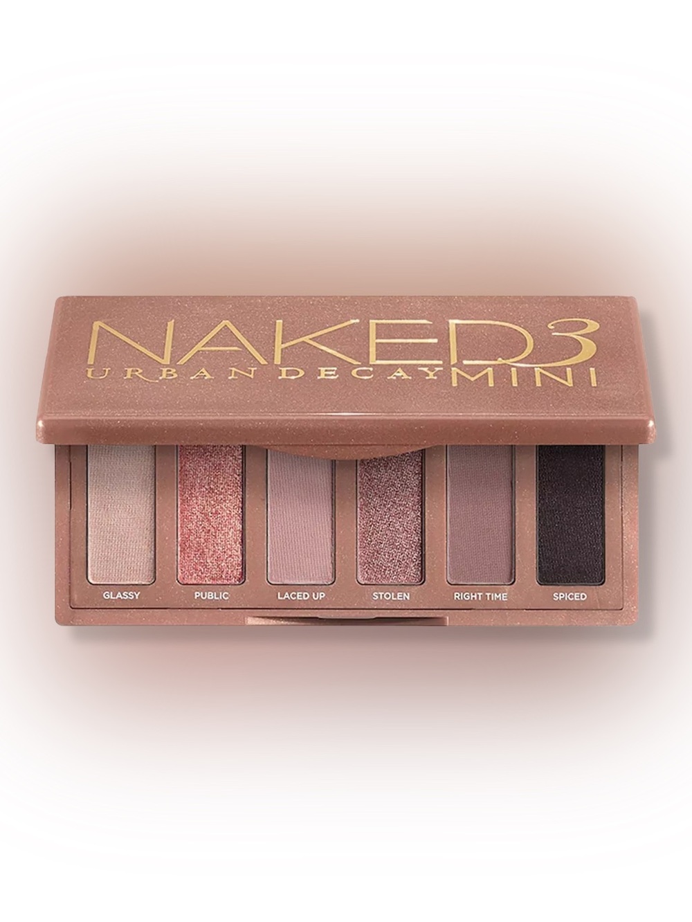 NIB Urban Decay Cosmetics Naked3 Mini Soft Pink Eyeshadow Palette